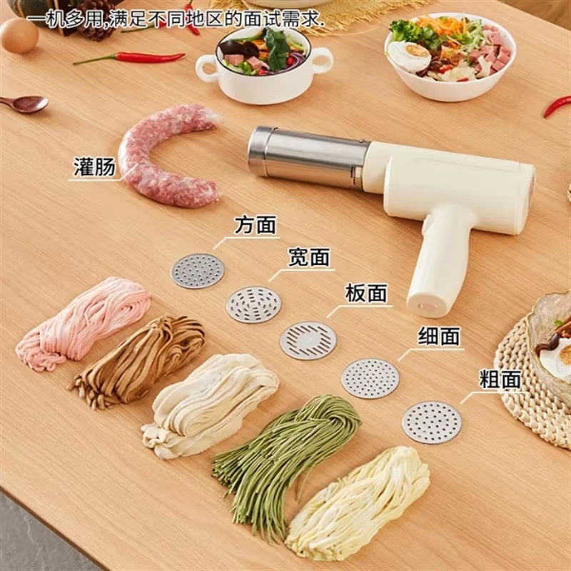 Ultimate Portable Wireless Noodle Maker - Fully Automatic Handheld Multifunctional Pasta Machine