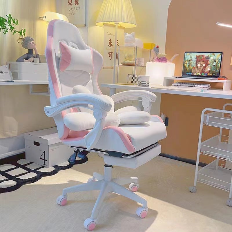 Charming Girls Bedroom Gaming Chair - Plush Comfort for Endless Fun!